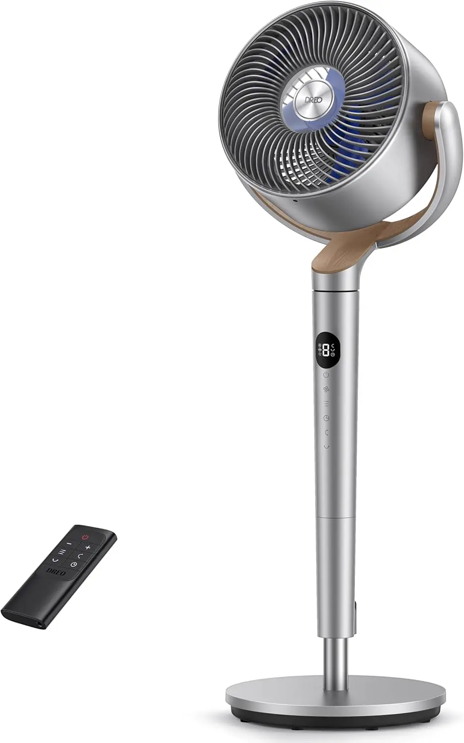 Dreo PolyFan 502 — ventilateur sur pied gris — image 1
