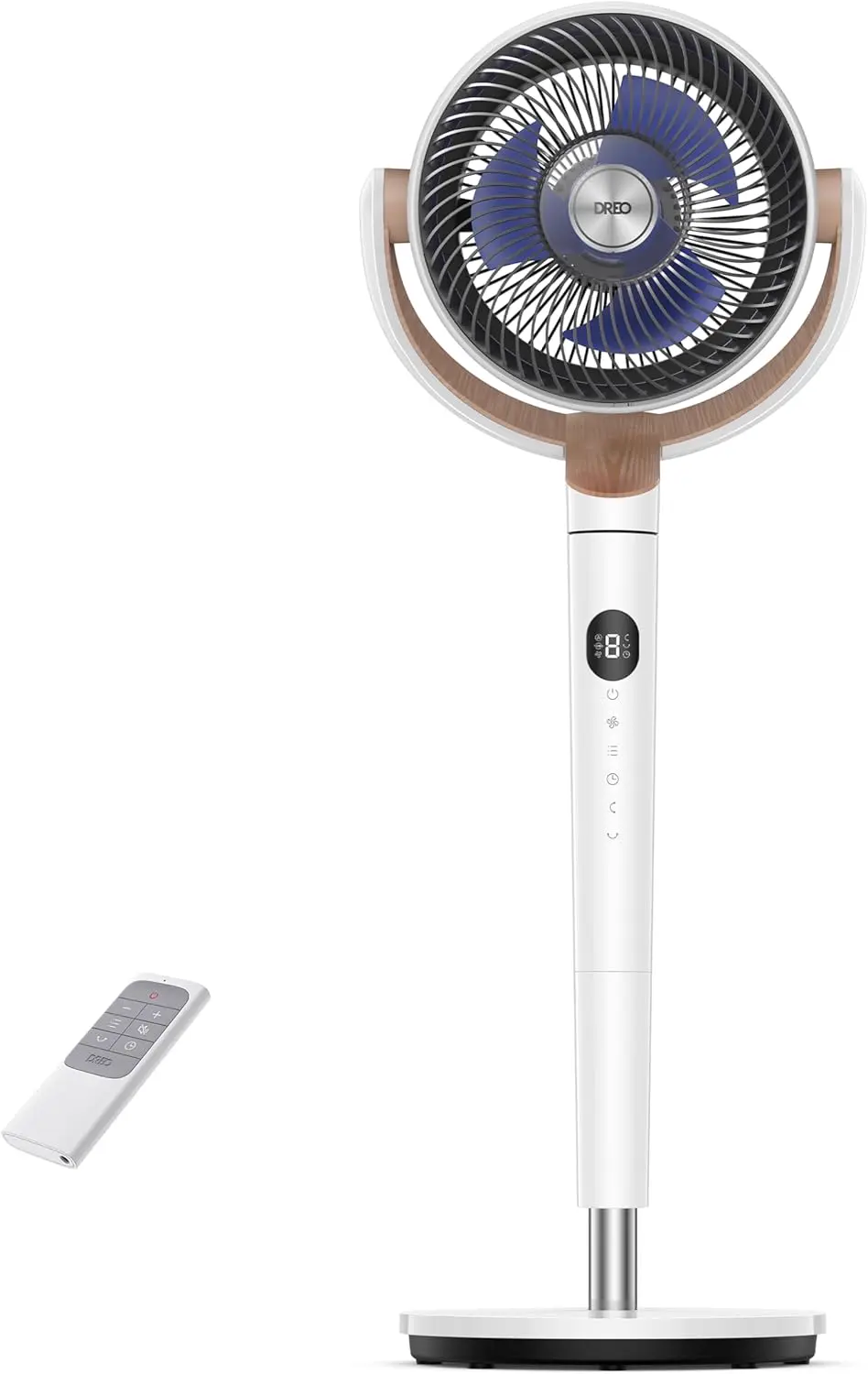 Dreo PolyFan 502 — ventilateur sur pied blanc — image 2