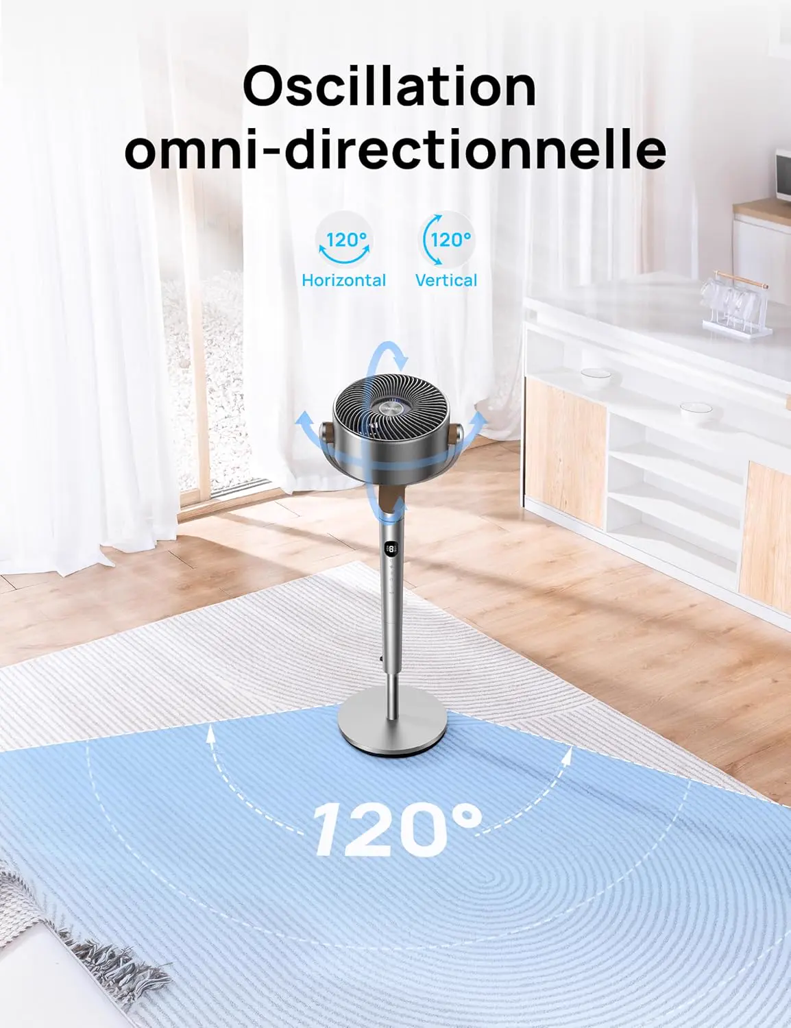 Dreo PolyFan 502 — 8 vitesses et 3 modes — image 5